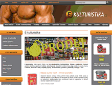 Tablet Screenshot of e-kulturistika.cz